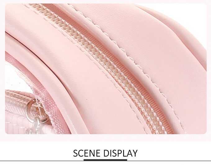 Custom Clear PVC Travel Zipper Wash Cosmetics Bags Set 3 Pieces