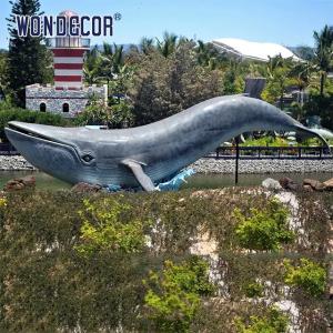 Wholesale Outdoor square decoration large metal animal bronze whale sculpture from china suppliers
