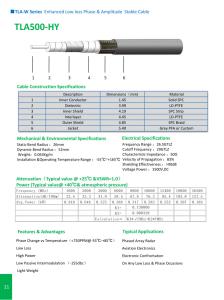 Wholesale TLA-W Series Enhanced Low loss phase &amp;AmPlitude Stable cable from china suppliers