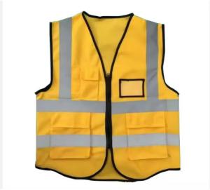 Wholesale Reflective Vest Safety Vest Jacket Strip Personal Security Construction High Visibility Work Safety Reflective Clothing from china suppliers