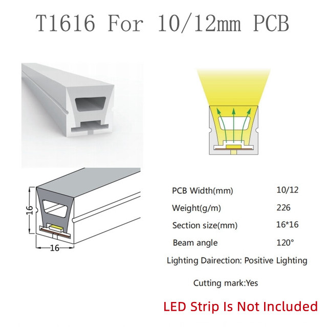 IP65 Waterproof Blue LED Neon Flex with 120 LEDs/M and Working Temperature of 40 60C