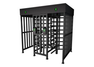 China QR Reader Full Height Turnstile Bi Directional Dual Lane 1.5mm Thickness 2000mA on sale