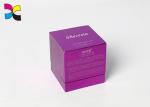 Elegant Square Shape Printed Gift Boxes For Jewelry Set / Cosmetic Packaging