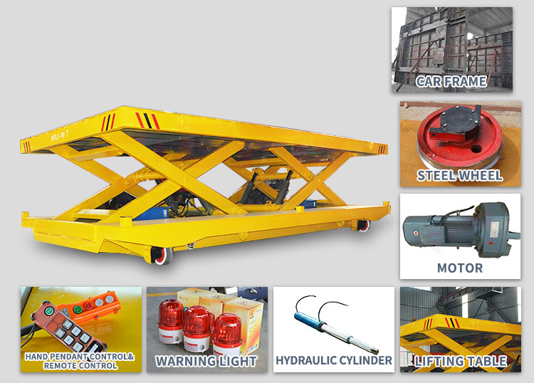 Battery Powered Transfer Car With Lifting Table