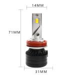 H11 H8 50W 5730 12-24V Universal Brightest Led Fog Lights 30w Cree Headlight