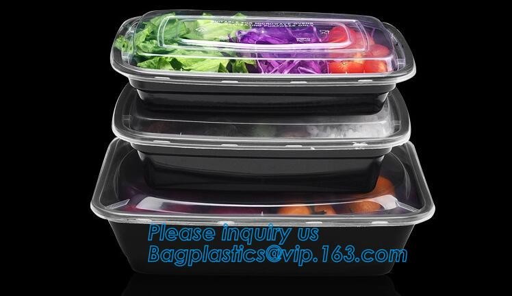 Factory Direct Lid Plastic Lunch Box Clear Food Container,Keep Fresh Crisper Food Box,Fresh Boxpp packaging disposable c