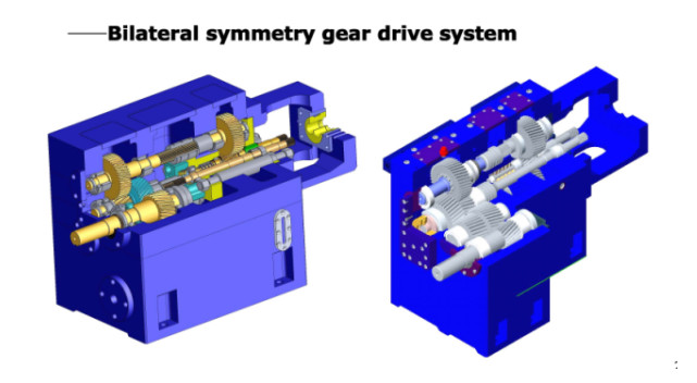 Plastic Extruder Gearbox Remade , Toshiba 9Nm / Cm3 Transmission Overhaul