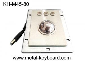 Wholesale Panel Mounted Stainless Steel Kiosk Trackball Diameter 45mm Ball Optical Encoders from china suppliers