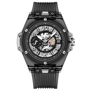 Wholesale Japanese Quartz Crystal Watch Waterproof Fashion Transparent Silicone Lovers from china suppliers