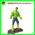life size fiberglass movie marvel character hulk statue as decoration in park or