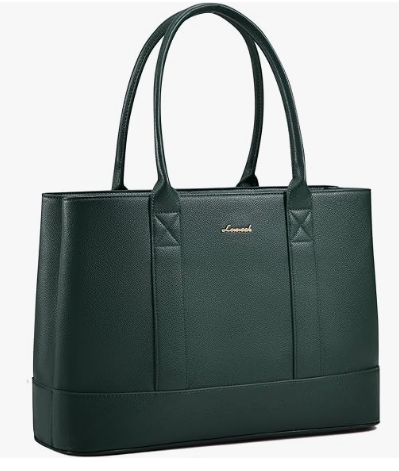 Laptop Bag for Women, Computer Work Tote Bag, Business Shoulder Handbag, Office Briefcase for Gift, Travel, Teacher