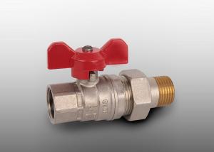 Wholesale CE Manual Brass Ball Valve / Water Full Bore Ball Valve PN25 from china suppliers