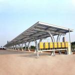 Full Assembled Solar Carport Steel Carport Shelter for House Solar Energy