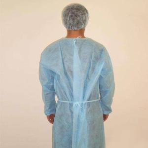 Wholesale Long Sleeves Disposable Surgical Gown Blue / Green Non Woven Fabric from china suppliers