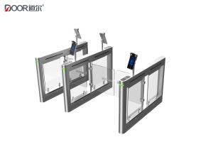 Wholesale Steel Laser Cutting Pedestrian Turnstile Gate With Facial Recognition Dry Contact from china suppliers