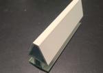 White Square Aluminium Casement Door Round Aluminium Extrusion