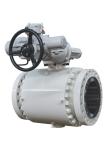 3 Piece Forged Steel Industrial Ball Valve Trunnion Mounted Class 150 - 2500