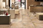 Yellow Accidental Glazed Porcelain Tile / Indoor Outdoor Porcelain Tiles