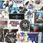 Classic Anime Mixed PVC Sticker Printing Decoration Waterproof For Laptop /