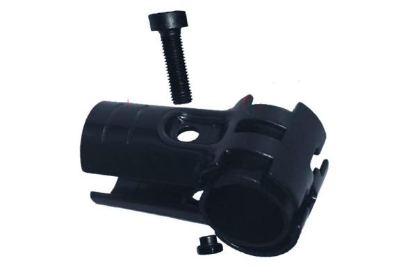 Lean Pipe Joint Black Metal Pipe Connectors for Flexible Storage Pipe Rack
