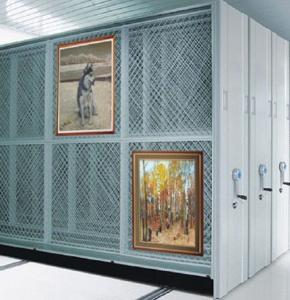 Wholesale Full Door Compact Mobile Shelving Frame Box Type For Display Collection from china suppliers
