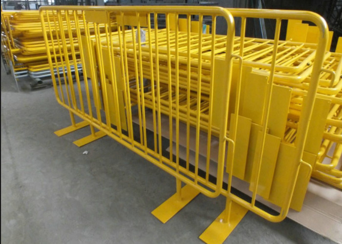 Crazy Crowd Control Barriers / Temporary Fence Panel Corrosion Resistence