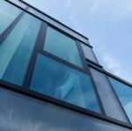 Tinted Glass Curtain Wall High Rise Building Interior Curtain Wall Systems 4mm
