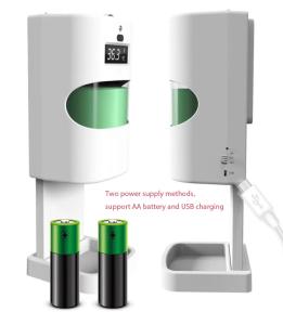 Wholesale 0.2C Accuracy 2*AA Battery Infrared Hand Sanitiser Dispenser from china suppliers