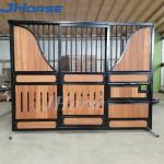 Bamboo Hot Dipped Galvanized Steel Portable Horse Stalls Powder Coating