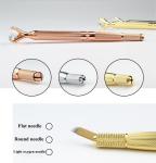 Factory Supply Diamond Copper Material Single Side Embroidery Tattoo Manual Pen
