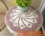 Crocheted Applepine flower Table cloth, table cover, handmade crochet, blanket,
