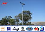 17m Galvanized Painted 400W Round Solar Philippines Street Lighting Poles Price