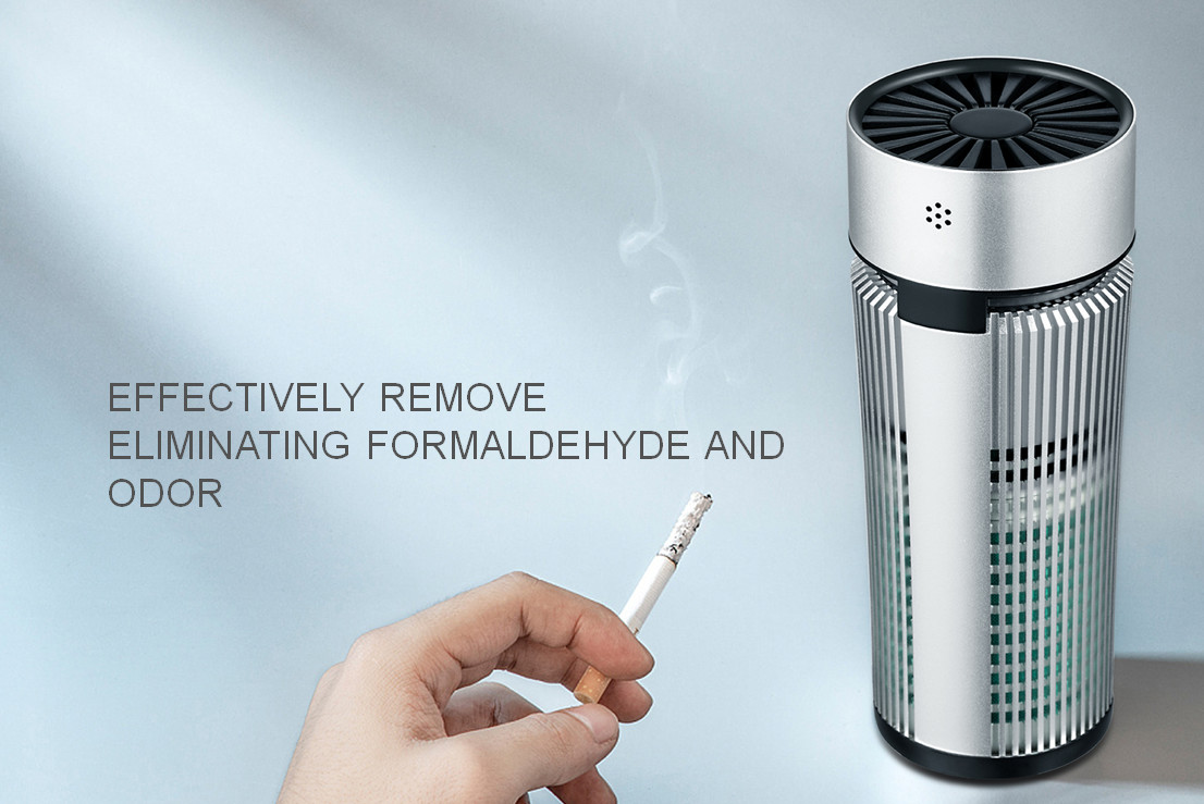 Easycare UV Light HEPA Air Purifier Ionic Car Air Purifier And Dual Usb Charger