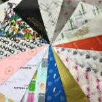 Custom Tissue Paper Gift Wrapping Paper With Company Logo Garment Packaging