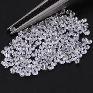 Wholesale Engagement Ring White Loose Moissanite Diamond 0.9mm - 3mm Melee Size Cubic Zirconia from china suppliers