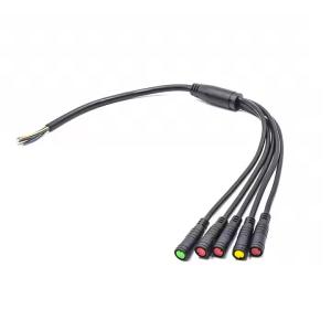 Wholesale M8 Electric Bike Connectors Female Male Electrical Waterproof Connectors 2 3 4 5 6 Pin from china suppliers