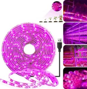 Wholesale LED Grow Light Strips,Waterproof Full Spectrum Plant Grow Light, USB 16ft 300LEDs from china suppliers