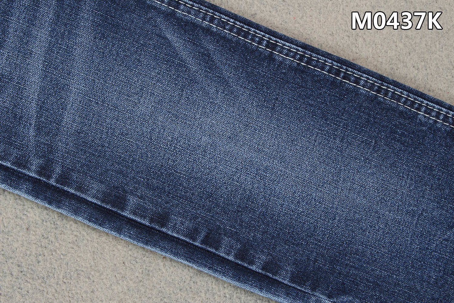 Elastic Women Jeans Fabric 10.5oz Middle Weight TR Denim Material With Slub Character