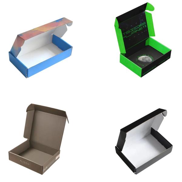 Custom Logo Luxury Recyclable Cardboard Rigid Box Packaging Paper Folding Packaging Transportation Box