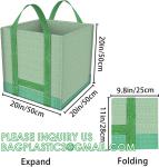 Heavy Duty Home and Yard Waste Bag 48-Gallon Woven Polypropylene, Reusable Lawn