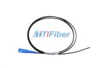 FTTH Drop Fibre Optic Pigtails With Black LSZH Jacket For Indoor / Outdoor