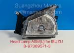 8-97369571-3 ISUZU Truck Parts Head Lamp ASM For NKR NHR NPR NQR