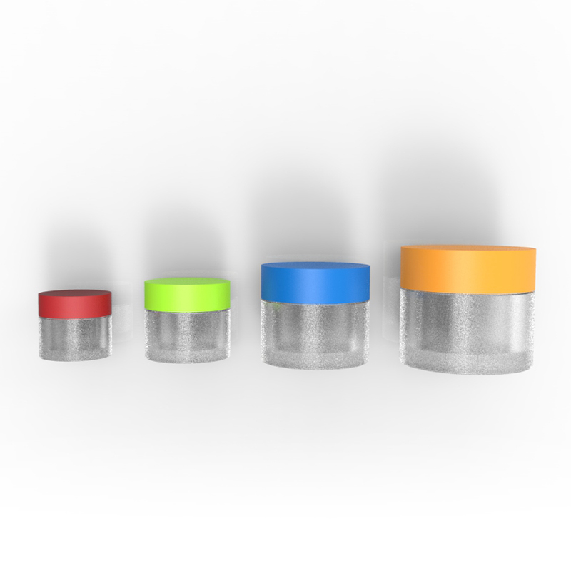 AS Materials Round Shape Empty Plastic Jar for Nail Polish UV Gel 10g 20g 30g 50g 80g 100g