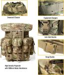 Hiking Waterproof Army Waist Rucksack, Military Pack Army Survival Combat