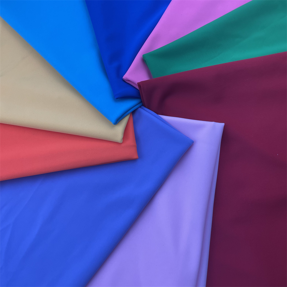 Poly Spandex Jersey Lycra Fabric 40 Denier Nylon Tricot For Custom Swimwear
