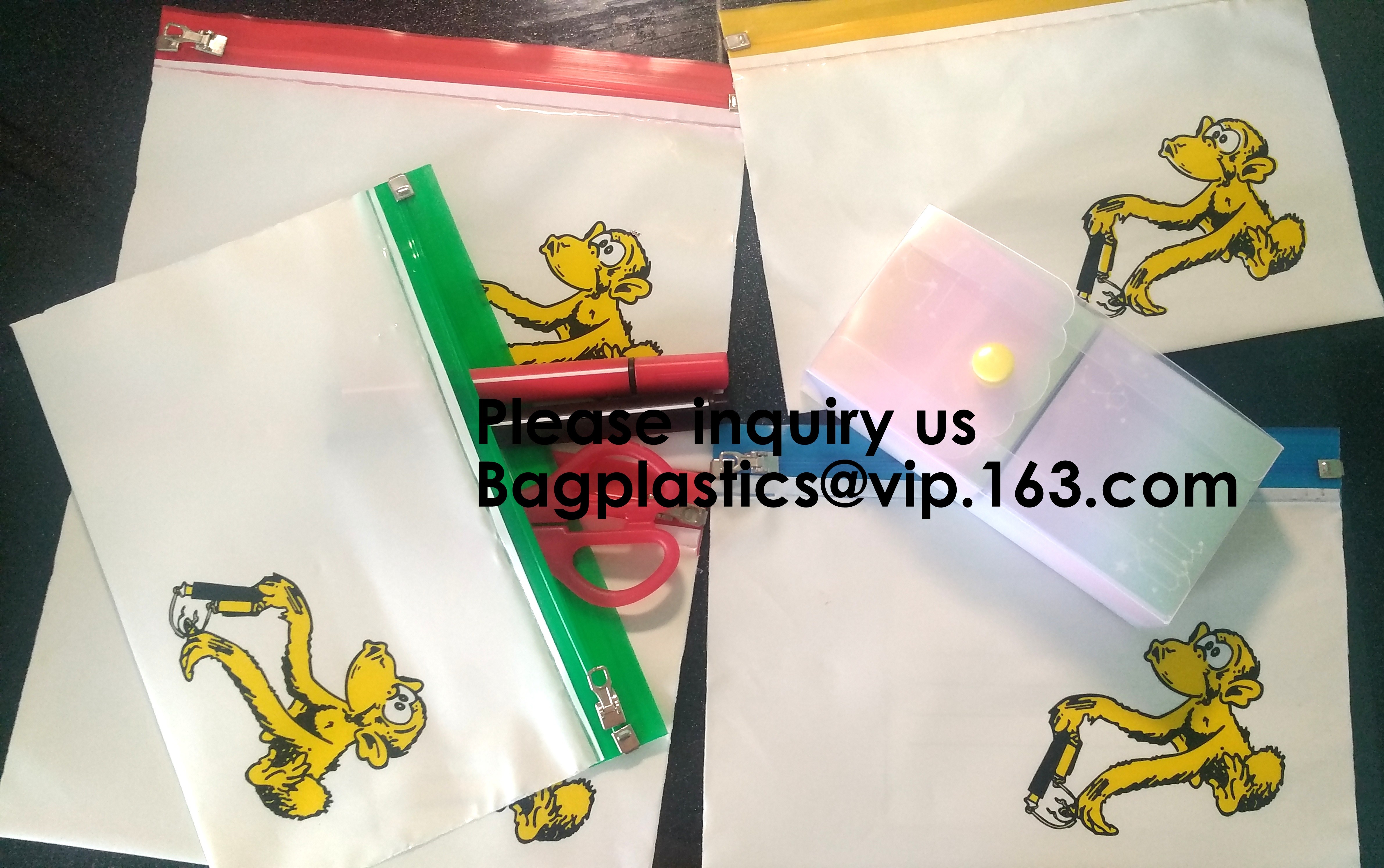 Metal slider Bag Zip Close Bags, Metal slider Reusable k Bags, Metal file bag, metal documents zip seal bag pack