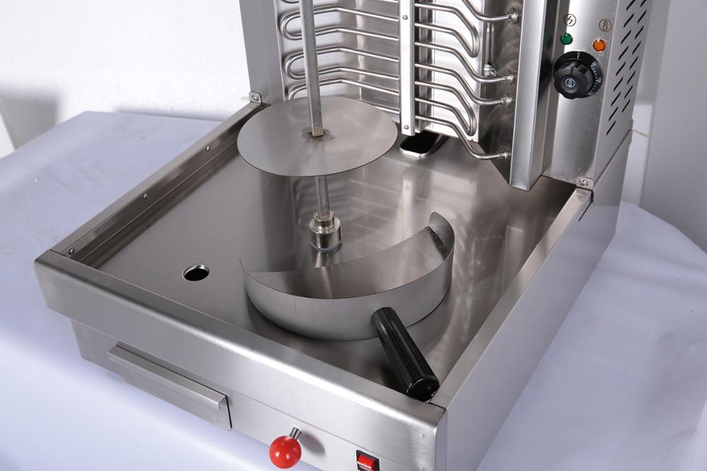 Chicken Meat Commercial Stainless Steel Shawarma Machine with Energy Saving Standard