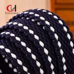 Female Plaid Woven Cloth Belt Retro Hand Grey Blue And Black Color