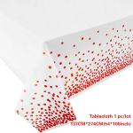 Luxury Design PVC Plastic Tablecloth 137x274cm For Restaurant