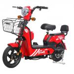 14 Inch Full Suspension Electric City Bike 350W 48V 12ah 2 Seat Electric Bicycle